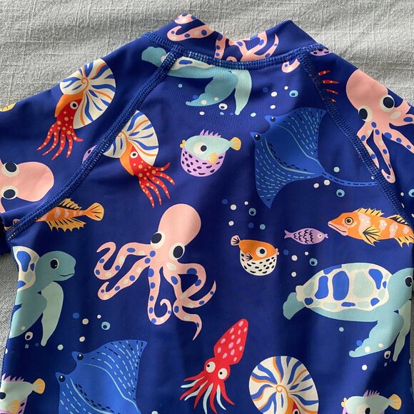 Jan & Jul One Piece UV Swimsuit | Sea Friends print, 18-24 months - Picture 13 of 15